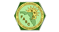 Emblem featuring a sun, a map of Florida, and the acronym FASC.